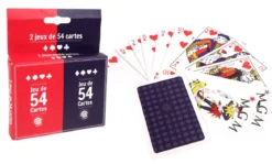 2 JEUX DE 54 CARTES