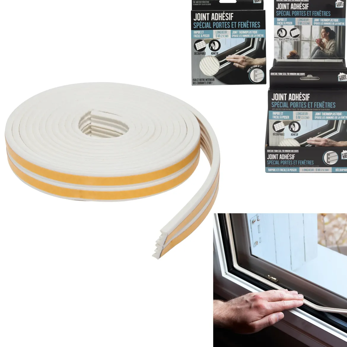 JOINT ADHESIF MOUSSE FENETRE ET PORTE