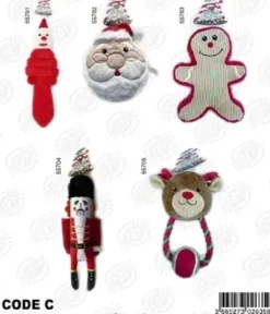 JOUET CHIENS NOEL CODE C