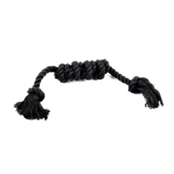 JOUET CORDE MULTI NOEUDS COSY GOLDEN NOIR D.1.5X42CM