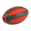 JOUET OVALE DISTRIBUTEUR FRIANDISES 10X6X6CM ROUGE GRIS