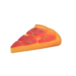 JOUET PIZZA VINYLE 15.2X11X2.5CM SONORE