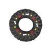 JOUET PNEU VINYLE SONORE D.13CM NOIR
