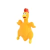 JOUET POULET ROTI LATEX SONORE 12X6X20CM ORANGE