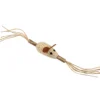 JOUET SOURIS CORDE SUR BATONNET MATATABI 3X12CM