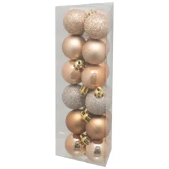 KIT 18 BOULES DE NOEL NUDE 3CM