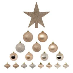 KIT DECO DE SAPIN 18 PIECES NUDE
