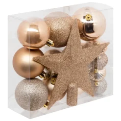 KIT DECO DE SAPIN 18 PIECES NUDE