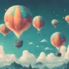 KIT DIAMOND PAINTING MONTGOLFIERES 30X40CM