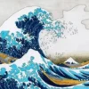KIT DIAMOND PAINTING VAGUE D HOKUSAI 40X50CM