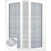 KIT MOUSTIQUAIRE 100X100CM BANDE DE FIXATION 4M X 0.7CM BLAN