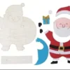 KIT PERE NOEL BOIS A DECORER 18X17X3CM