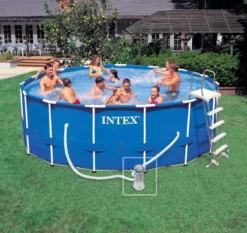 KIT PISCINE TUBULAIRE ROND 4.57X1.22M