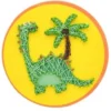 KIT STRING ART DINO ROND 21CM