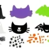 KIT SUSPENSIONS HALLOWEEN MOUSSE ET FEUTRINE X20 PIECES