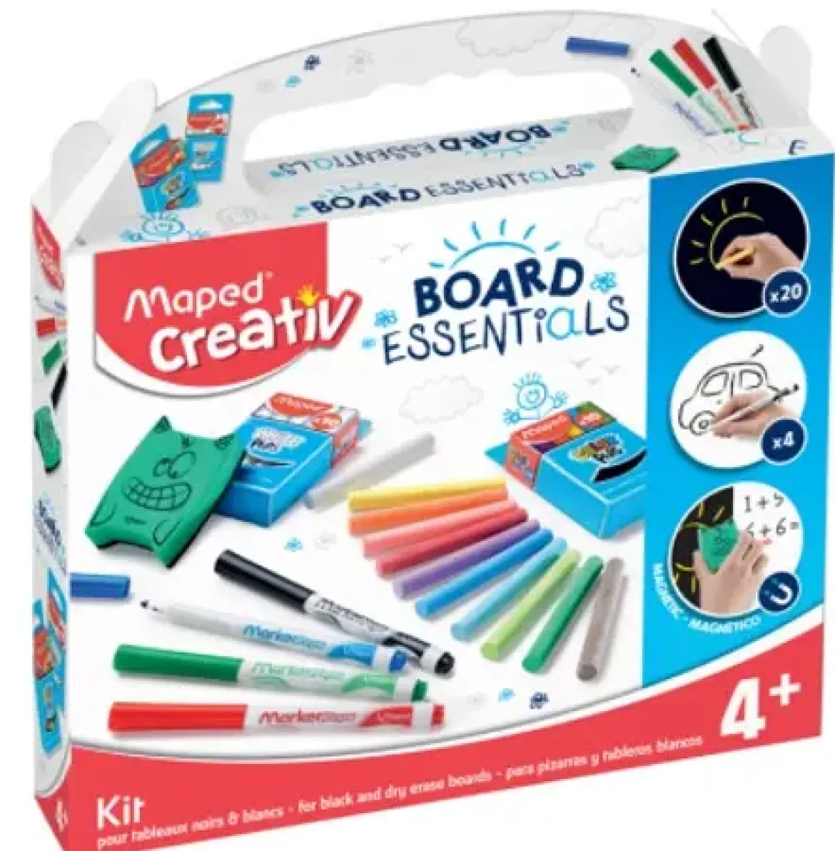 KIT TABLEAUX BLANCS ET NOIRS BOARD ESSENTIALS