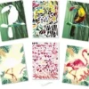 KIT TABLEAUX STICKERS NUMERO A4 ANIMAUX TROPICAUX X2 PIECES