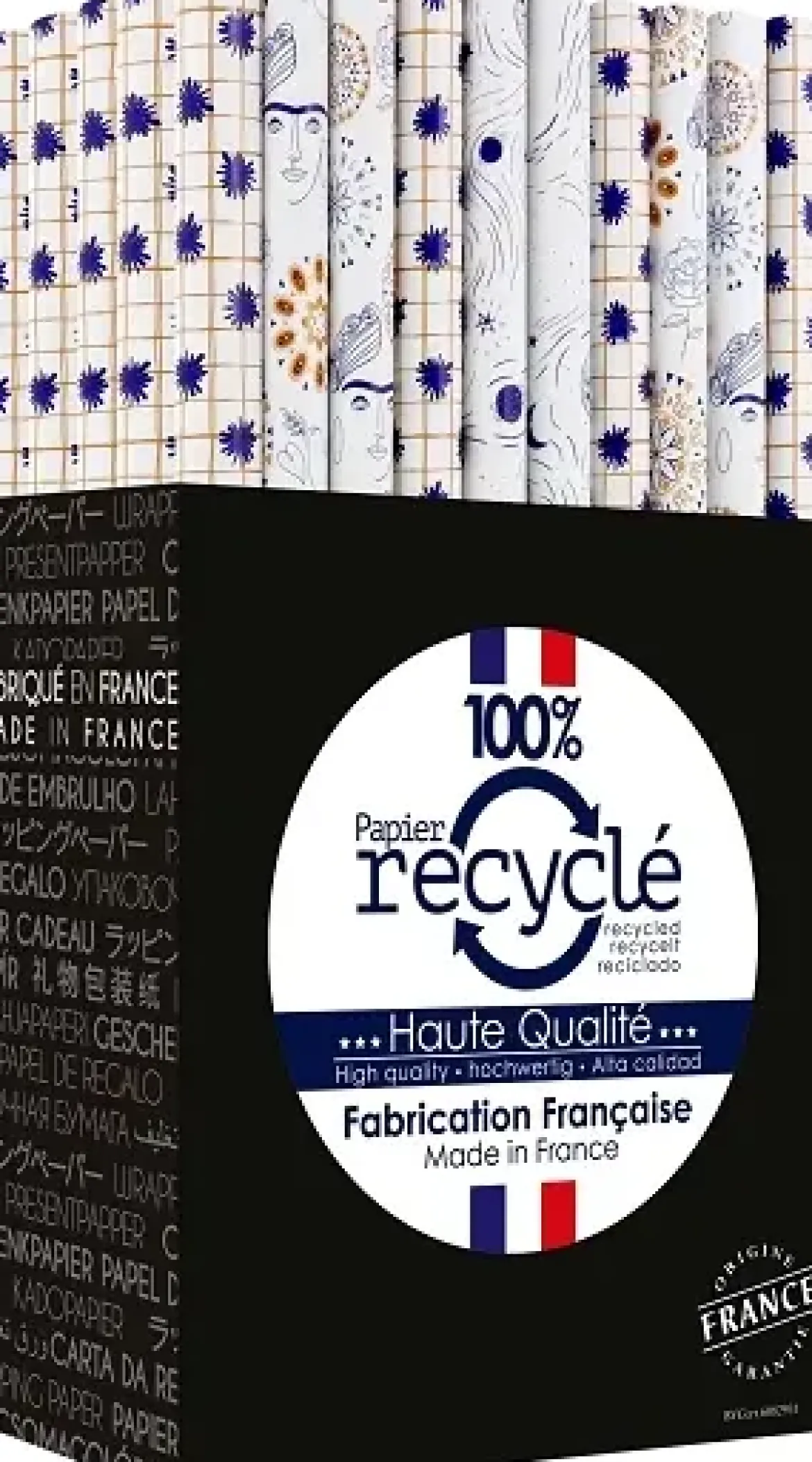 KRAFT COUCHE BLANC RECYCLE 0.70X2M