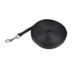 LAISSE A PISTER CHIEN 2CMX9M NOIR