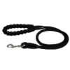 LAISSE CORDE AVEC POIGNEE 120X1.3CM ESSENTIEL NOIR
