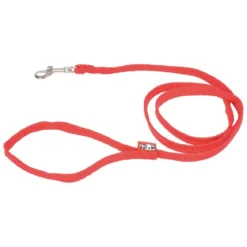LAISSE COULEUR 120CM ROUGE
