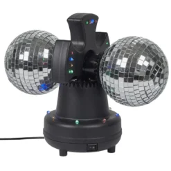 LAMPE BOULE DISCO DOUBLE USB