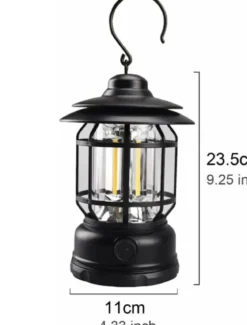 LAMPE CAMPING 11.5X17.8CM RECHARGEABLE USB