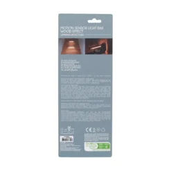 LAMPE EFFET BOIS DETECTEUR MOUVEMENT A PILES M12
