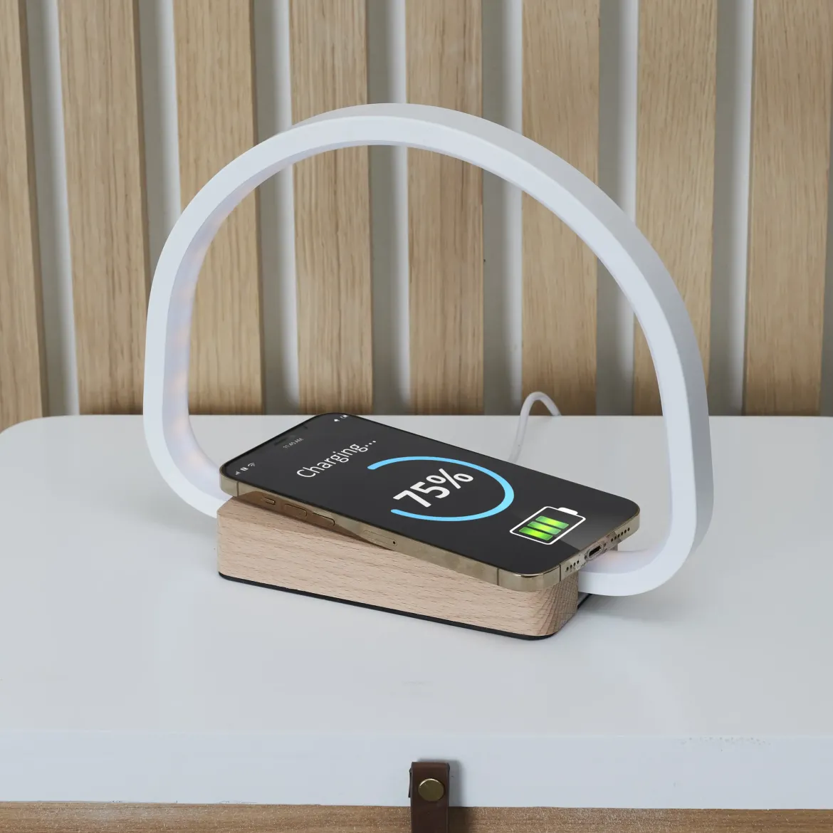 LAMPE LED CHARGEUR INDUCTION