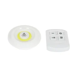 LAMPE LED COB A PRESSION X2 AVEC TELECOMMANDE