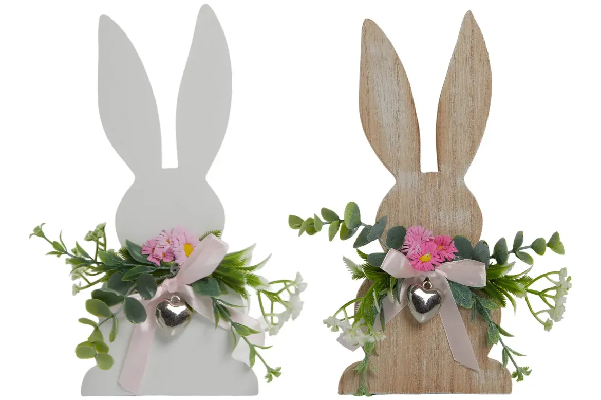 LAPIN COLLIER FLEUR