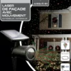LASER EXTERIEUR ROUGE VERT SOLAIRE