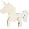 LICORNE BOIS 11.5X12.5X2CM