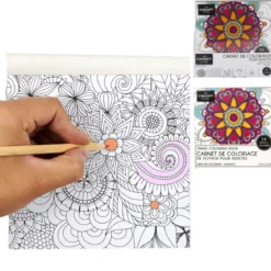 LIVRE COLORIAGE ADULTE VOYAGE 24 PAGES