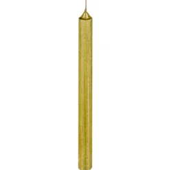 LOT 4 BOUGIES BATONS PAILLETEES OU TWIST 48G OR