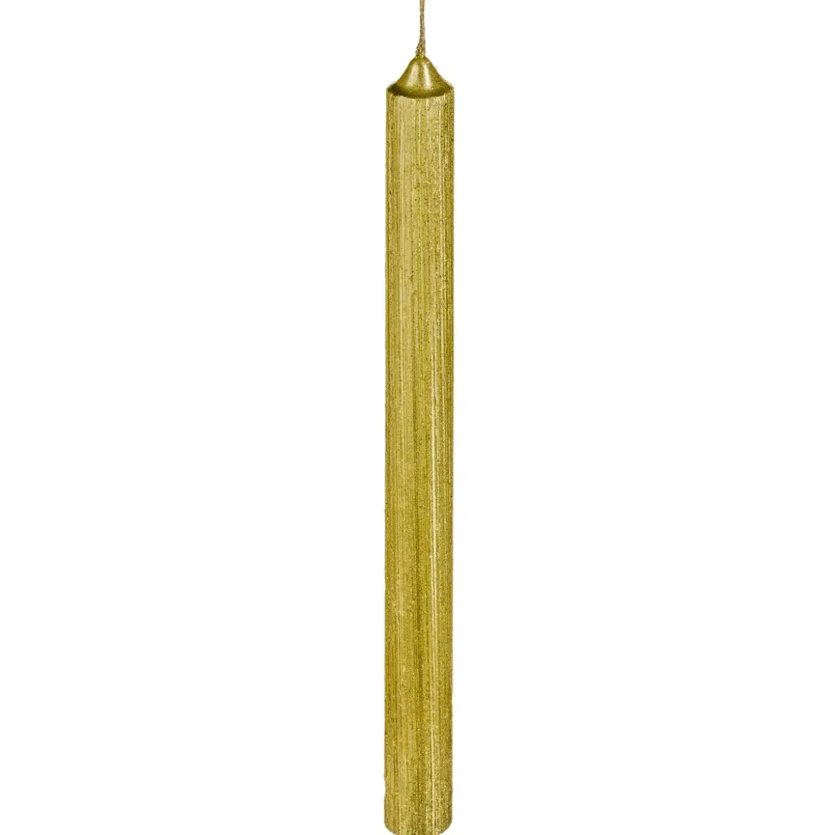 LOT 4 BOUGIES BATONS PAILLETEES OU TWIST 48G OR