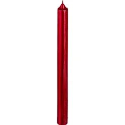 LOT 4 BOUGIES BATONS PAILLETEES OU TWIST 48G ROUGE