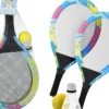 LOT 2 RAQUETTES AVEC BALLE DE TENNIS ET BADMINTON