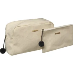 LOT 2 TROUSSES DE TOILETTE MODERN COLOR BLANC