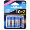 LR03 12 PILES EN BLISTER