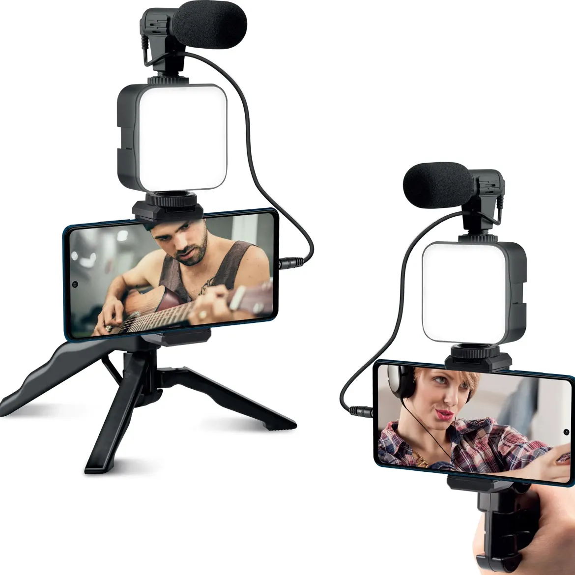 LUMIERE LED TREPIED MICRO INTEGRE PHOTO VIDEO