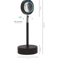 LUMIERE PROJECTEUR LED COUCHER DE SOLEIL