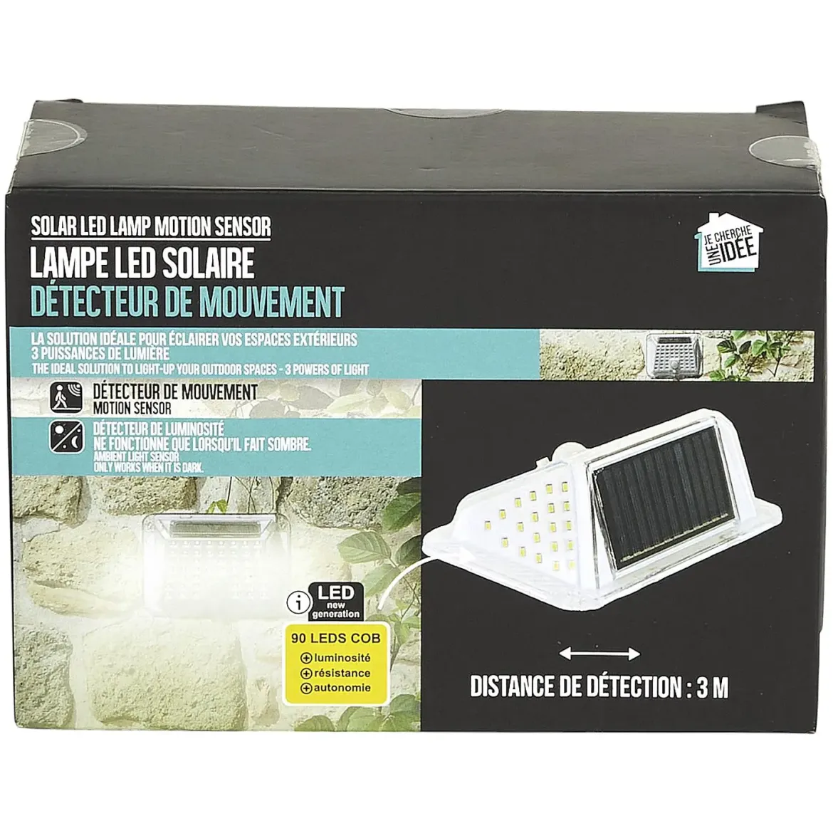 LUMINAIRE SOLAIRE 90 LEDS COB