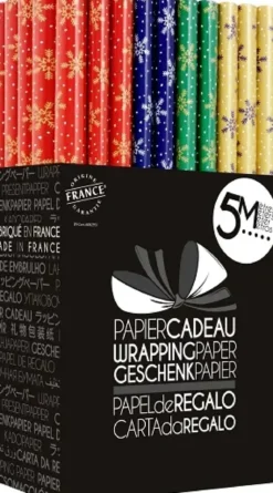 LUXE PAPIER CADEAUX EXTRA LONG ETOILES 0.70X5M