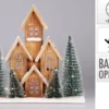 MAISON AVEC LED 30CM