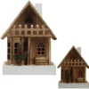 MAISON BOIS ENNEIGE LED H.30CM