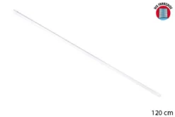 MANCHE METAL PLASTIQUE BLANC 120CM VIS FRANCAISE
