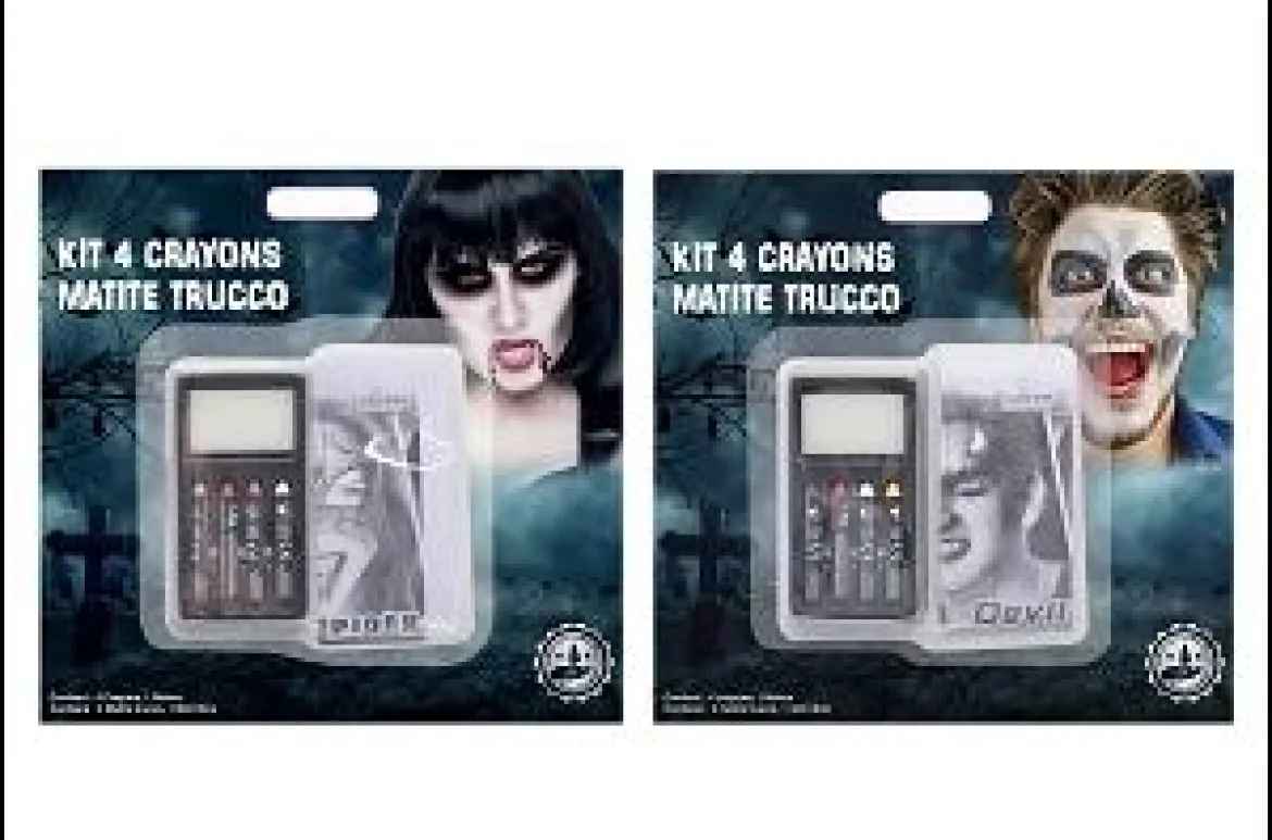 MAQUILLAGE HALLOWEEN 4 CRAYONS 20X19 CM