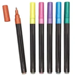 6 MARQUEURS PEINTURE ACRYLIQUE HAUTE PIGMENTATION CONTOUR