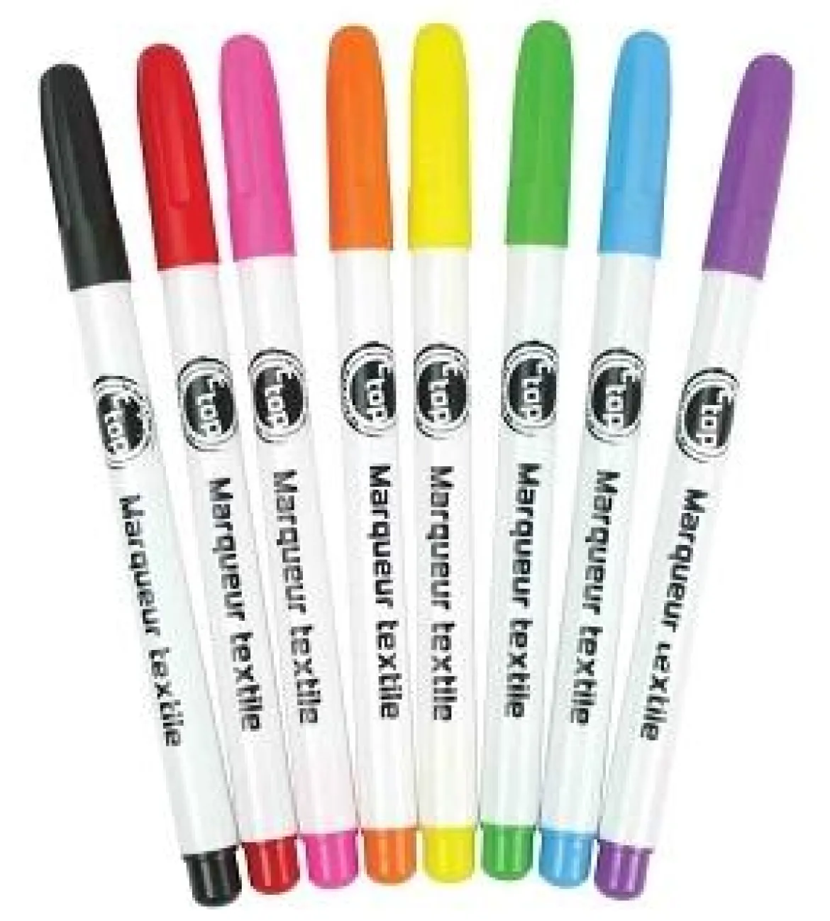 MARQUEUR TEXTILE POINTE FINE 0.3CM X8PCS